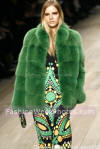 Green Coat - Emilio Pucci from Camera Moda Milan Fashion Week February 2007