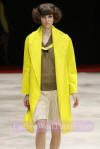 Long yellow coat