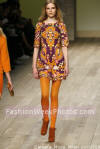 Emilio Pucci Fashion Week Photos February 2007 - orange clothing