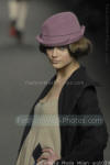 Purple hat Fashion Week Romeo Gigli Milan Fashion Week 2007