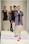 Several runway models at Gharani Strok from London Fashion Week February 2007