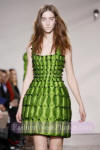 green outfit - Giles from London Fashion Week February 2007